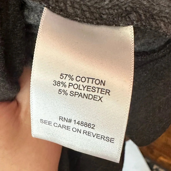 TORRID EUC Mushroom Classic Fit Fleece Long Sleeve Sweatshirt 25” p2p, sz 0/12W - Picture 7 of 8